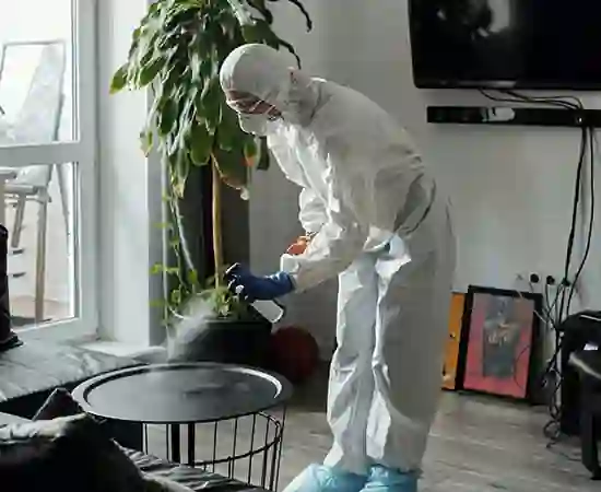 Whole home sanitizing and pest control project in Guwahati Assam by MKPC